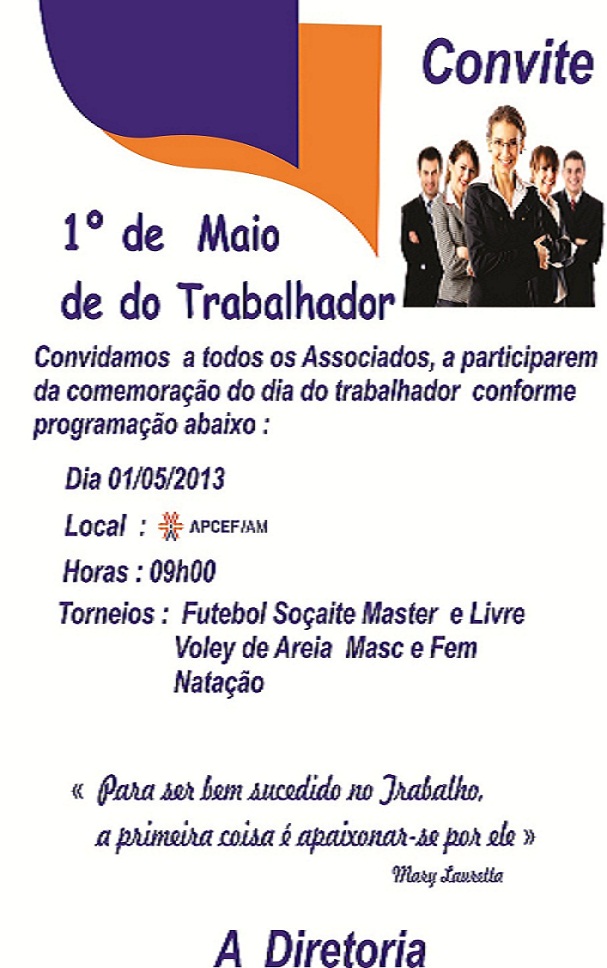 DIA DO TRABALHADOR Noticia